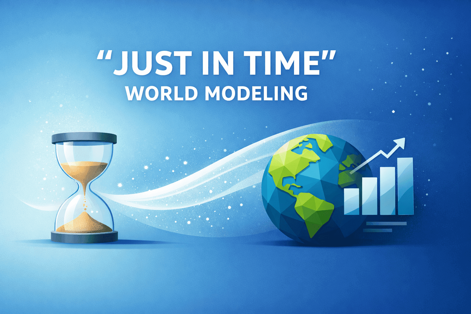 “Just in Time” World Modeling Supports Human Planning and Reasoning