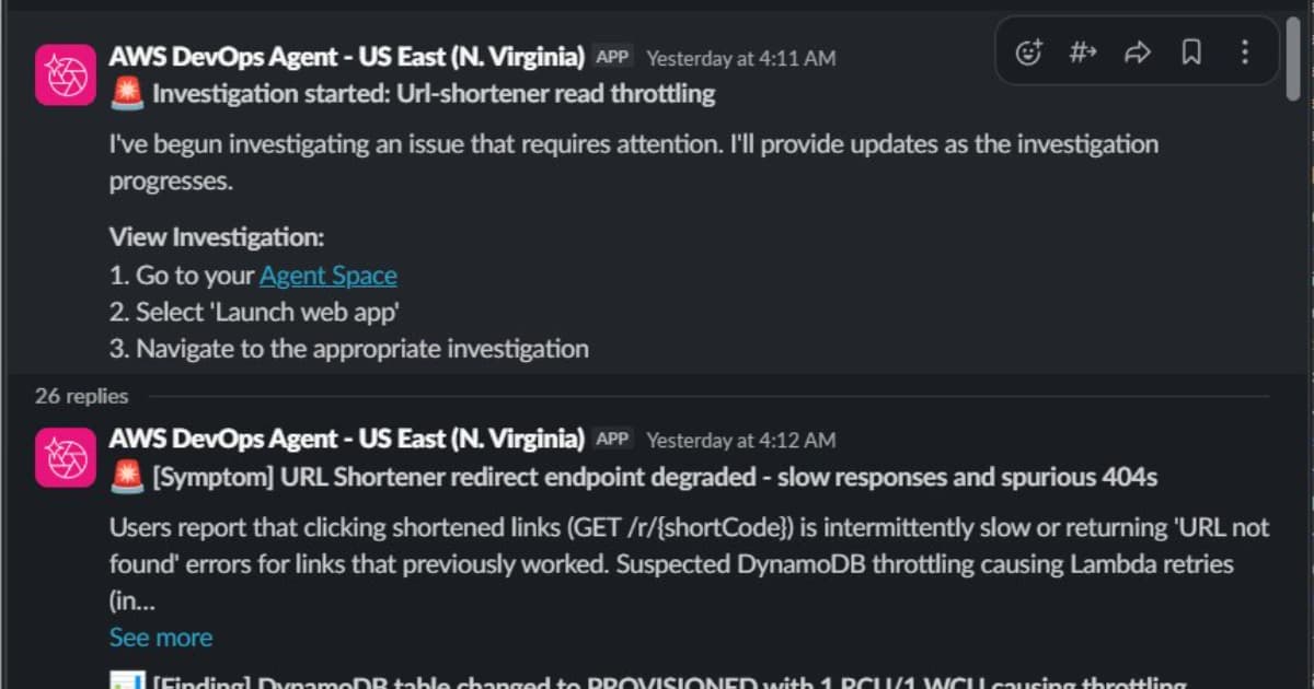 AWS Announces General Availability of DevOps Agent for Automated Incident Investigation