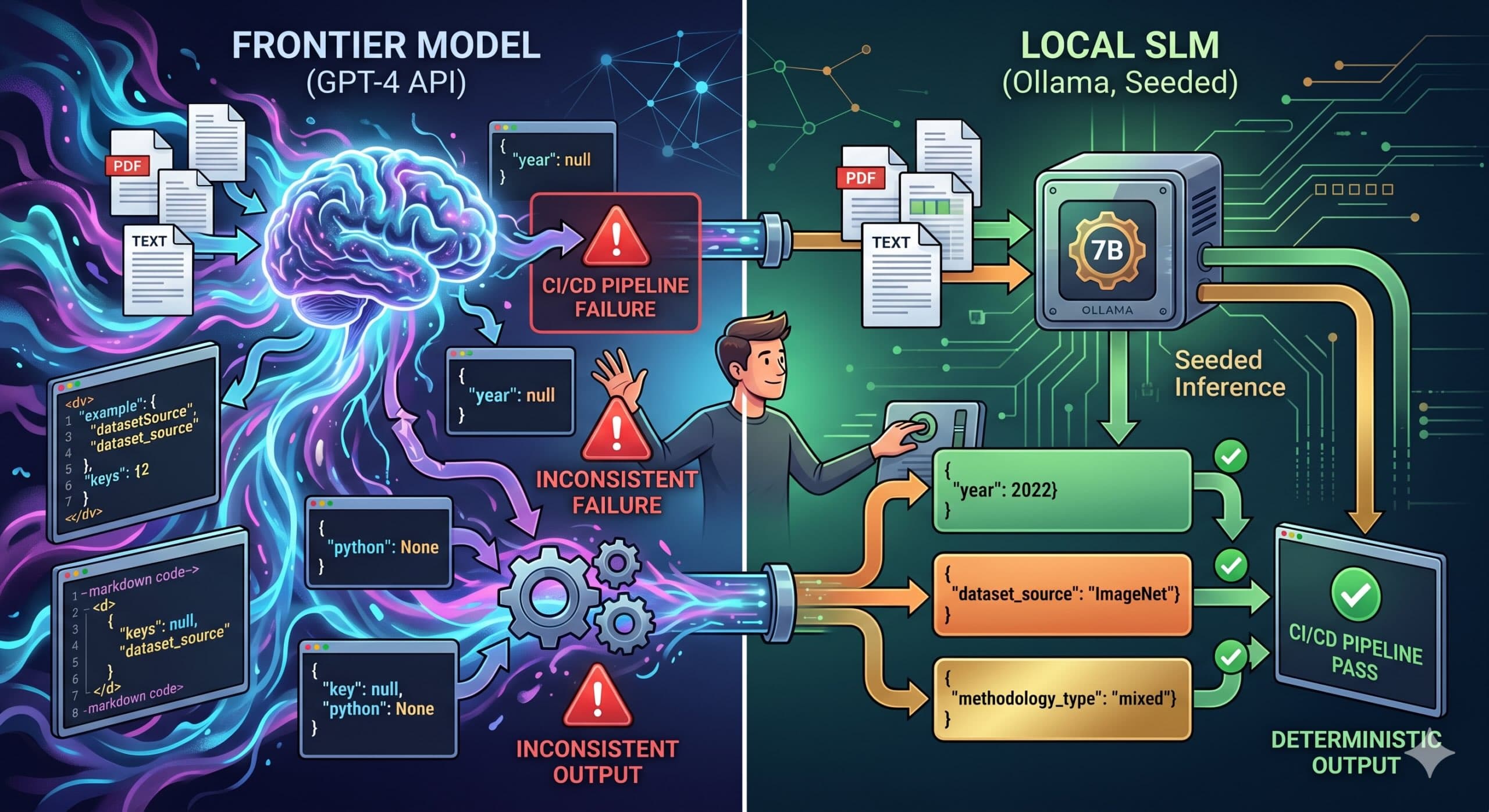 I Replaced GPT-4 with a Local SLM and My CI/CD Pipeline Stopped Failing